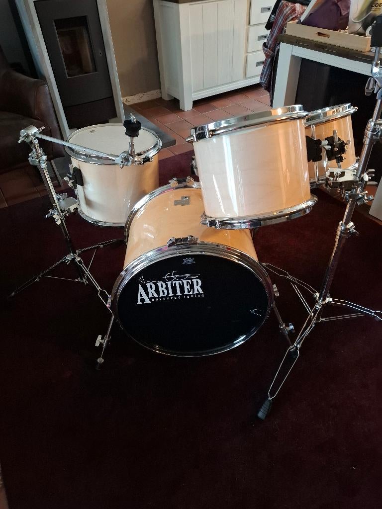 Zeldzaam vintage maple arbiter advanced tuning drumstel, Ophalen, Zo goed als nieuw, Drums of Percussie