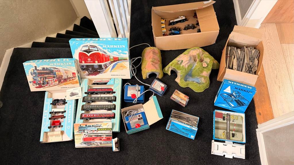 Mooie en complete Märklin treinbaan - Zeer goede staat, Wisselstroom, Treinset, Ophalen of Verzenden, Zo goed als nieuw