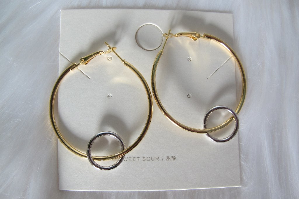 Sweet sour hoop earrings, Overige materialen, Hangers, Nieuw, Ophalen of Verzenden