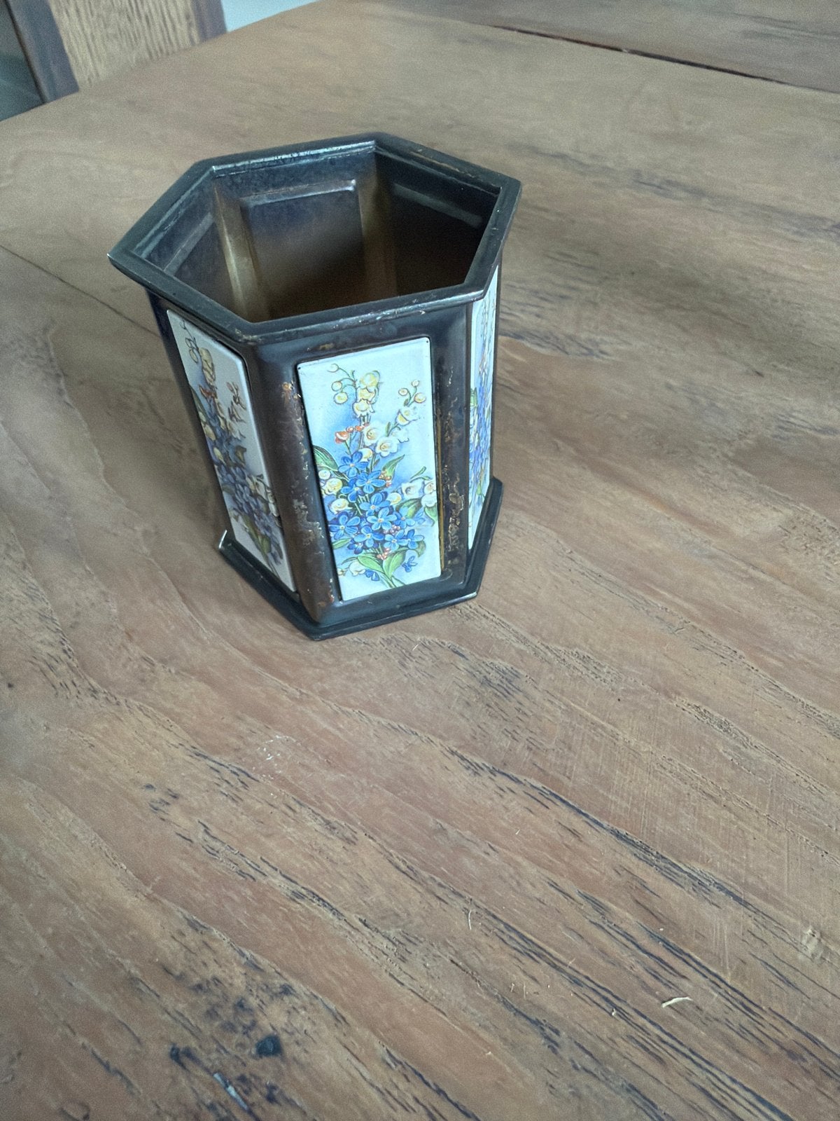 Klein vaasje voor lepeltjes oid, Antiek en Kunst, Antiek | Woonaccessoires, Ophalen