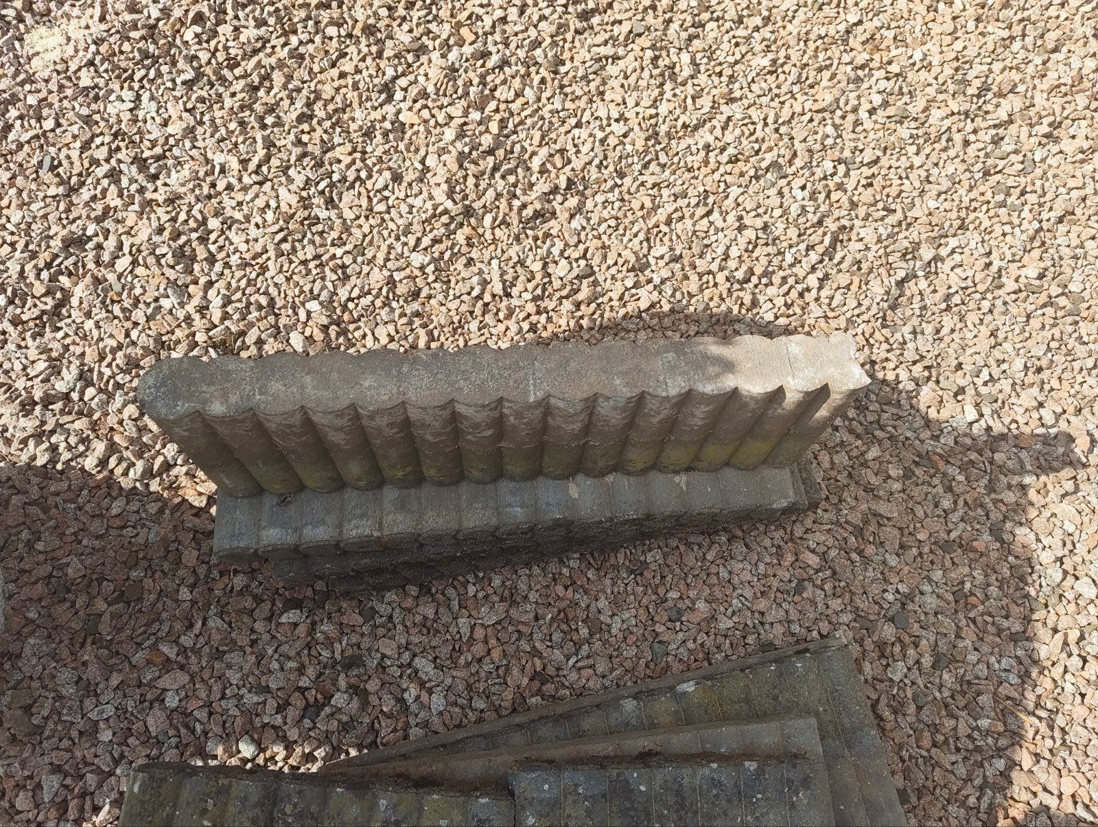 Betonnen borders voor tuin of pad, Gebruikt, Ophalen of Verzenden, Minder dan 25 cm, Border