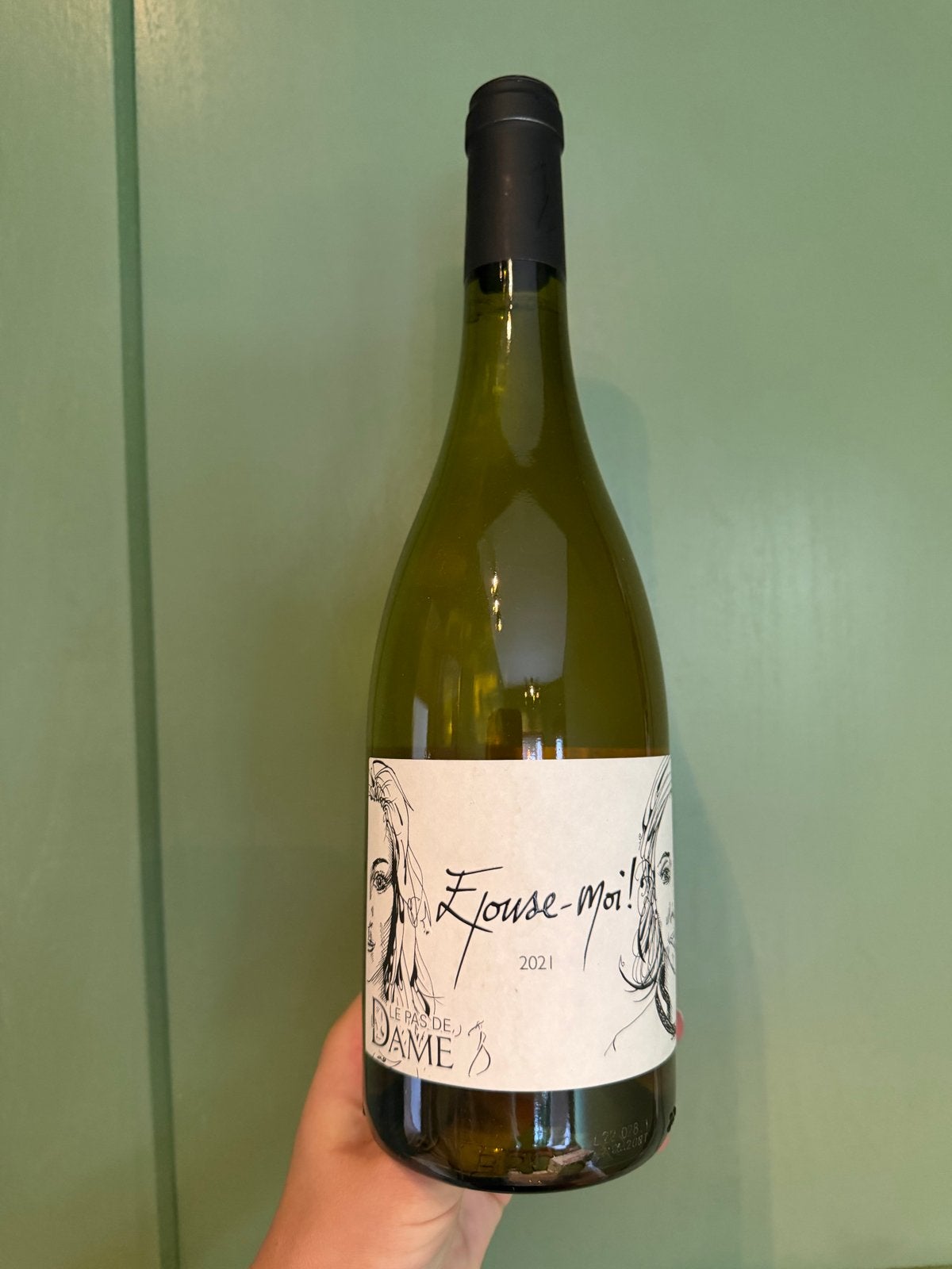 6 flessen Elouse-Moi! Chardonnay 2021 - Witte Wijn, Verzamelen, Wijnen, Ophalen, Nieuw, Frankrijk, Witte wijn