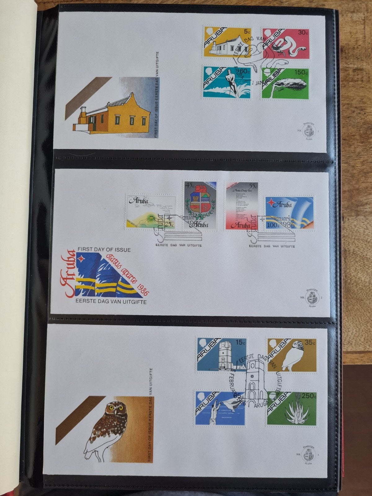 Eerstedagenveloppen ARUBA 1986/2008 lees, Verzenden, Rest van de wereld