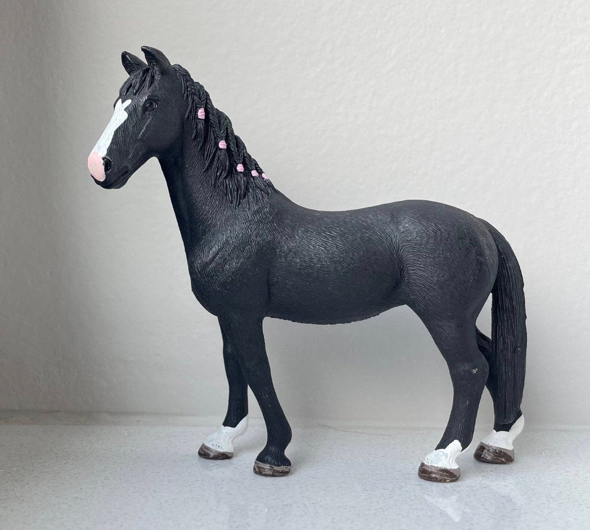 Schleich trakhenner exclusief, Ophalen of Verzenden, Zo goed als nieuw, Paard, Beeldje of Figuurtje