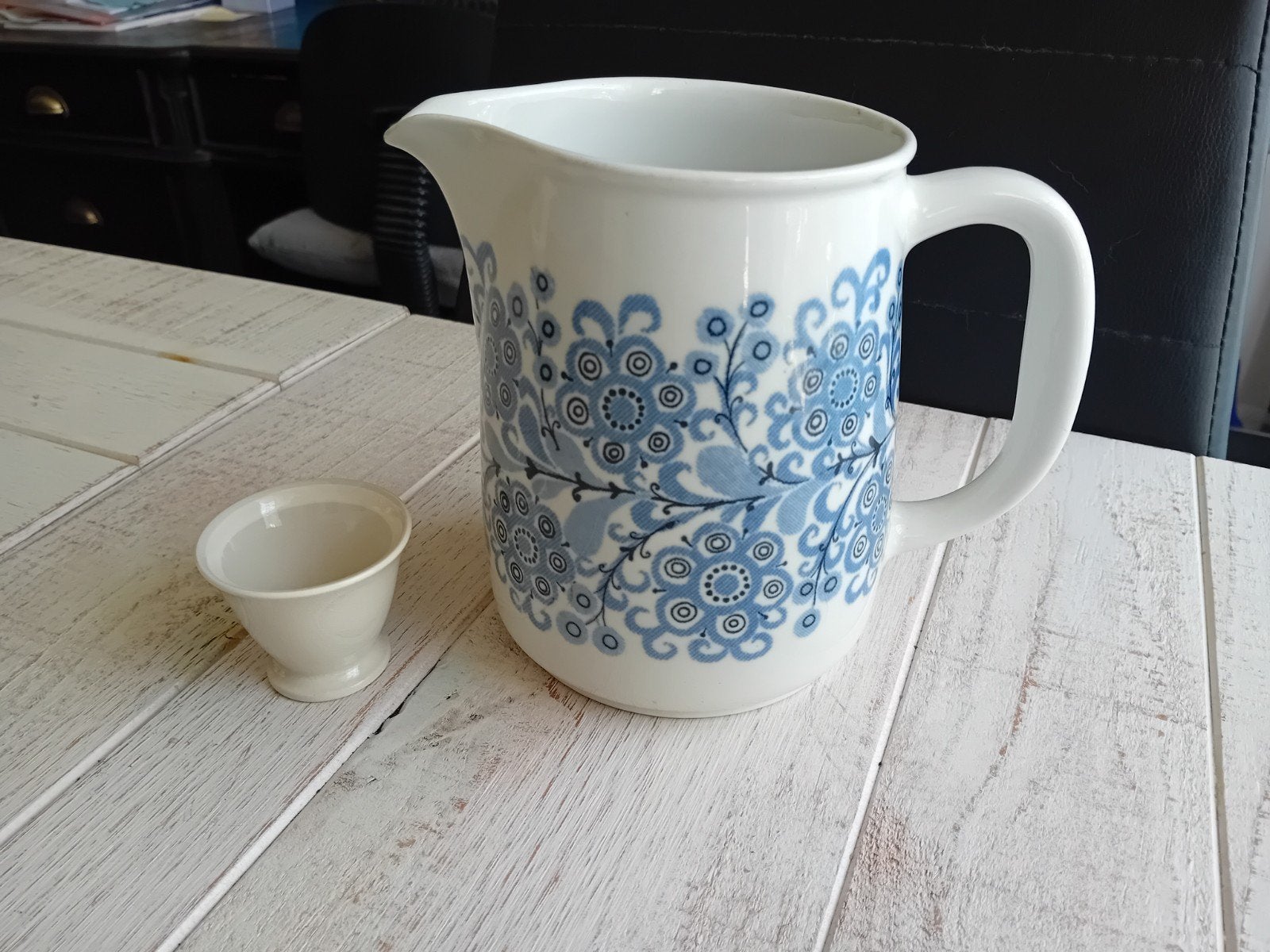 Arabia Finland Orri pitcher 1,3L Kaj Franck Raija Uoskkinen, Ophalen of Verzenden, Zo goed als nieuw, Overige stijlen, Kan