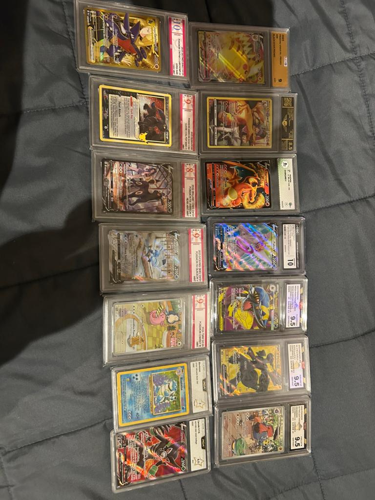 Graded pokemon kaarten, Hobby en Vrije tijd, Verzamelkaartspellen | Yu-gi-Oh!, Ophalen of Verzenden, Zo goed als nieuw