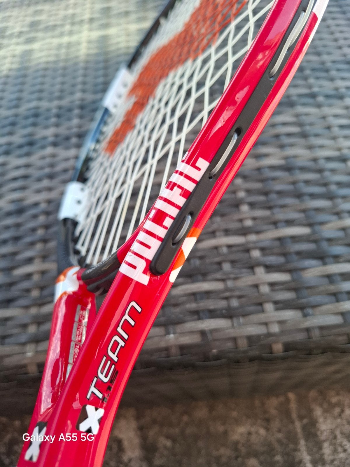 Pacific X Team tennisracket - 21 inch, Sport en Fitness, Overige merken, L00, Ophalen of Verzenden, Zo goed als nieuw