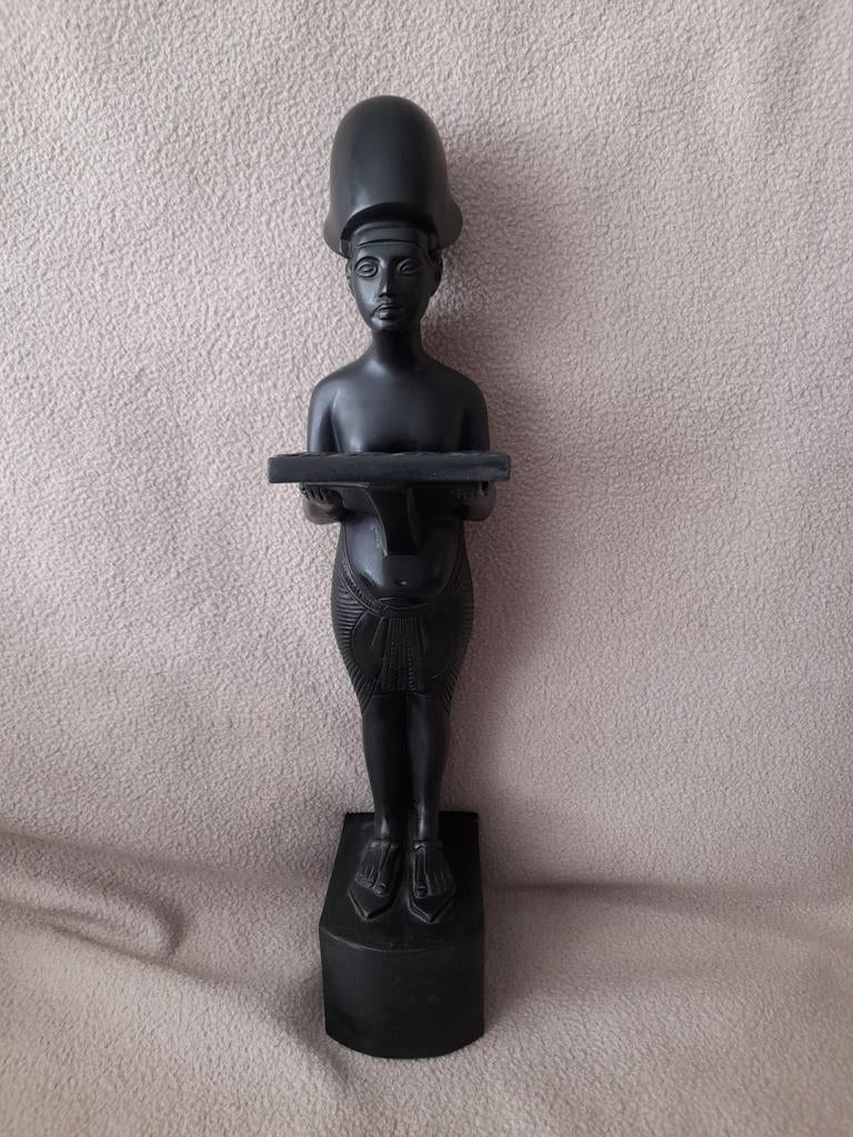 Egyptisch standbeeld, Ophalen of Verzenden, Steen of Keramiek, Beeld, 20 - 50 cm