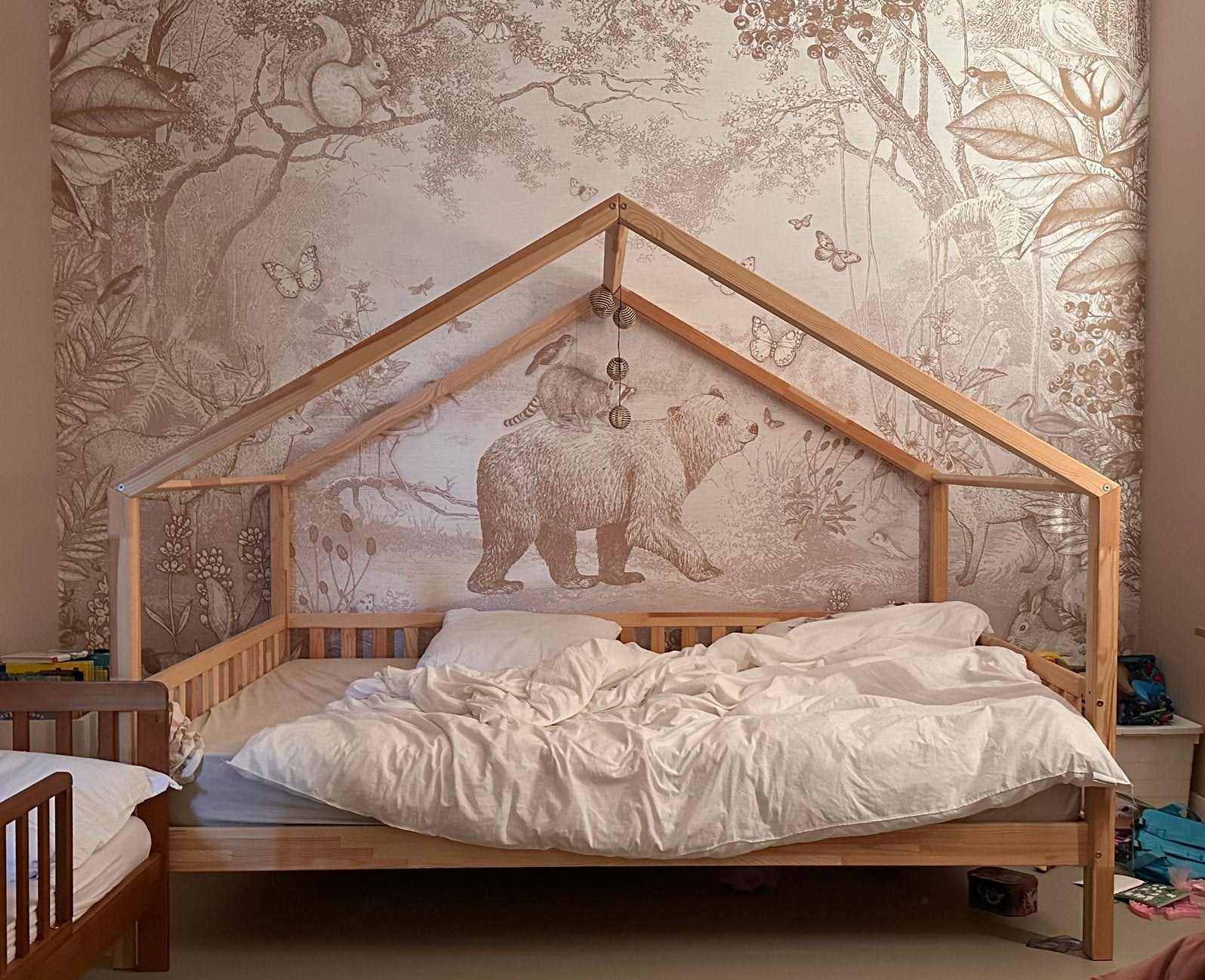 Bedhuisje Petit Puk 140/200, Ophalen, Wit, Tweepersoons, 140 cm
