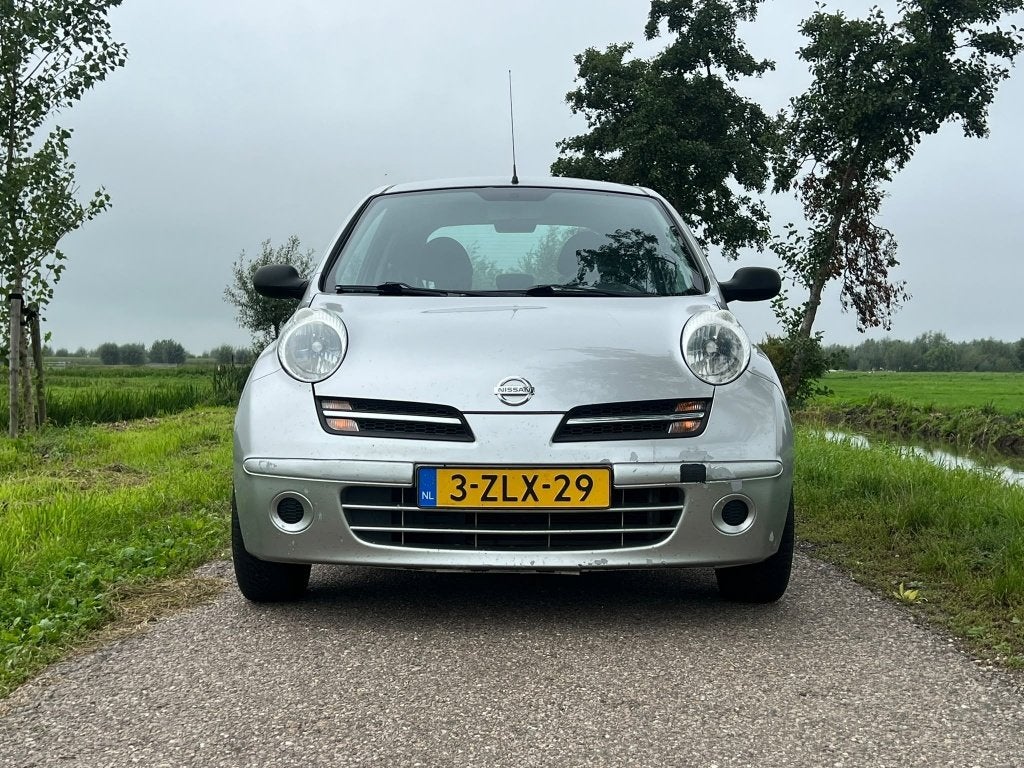 Nissan Micra 1.2 59KW 3DR 2008 Grijs, Voorwielaandrijving, Stof, 4 cilinders, Micra