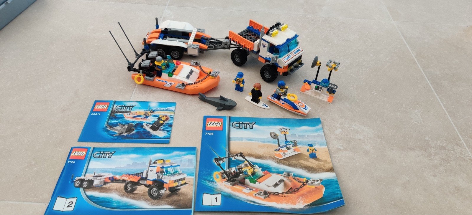 Lego City kustwacht, Kinderen en Baby's, Speelgoed | Duplo en Lego, City, Lego, Ophalen of Verzenden, Complete set