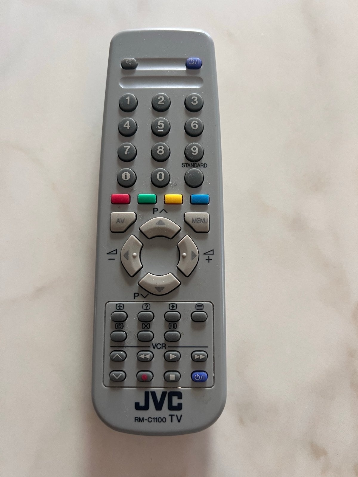 JVC RM-C1100 Originele Afstandsbediening TV CRT, Audio, Tv en Foto, Afstandsbedieningen, Ophalen, Gebruikt, Origineel, Tv