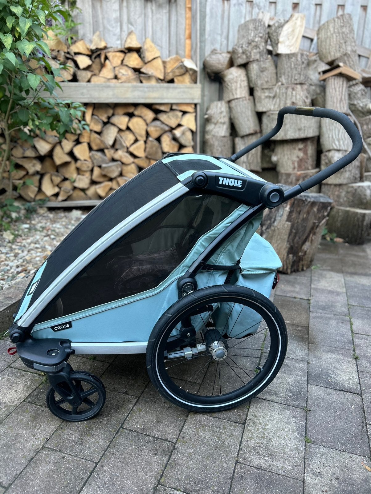 Thule Chariot Double, Ophalen, Gebruikt, Kinderkar, Minder dan 20 kg