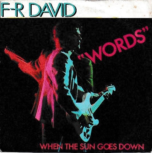 F.R. David - Words, Cd's en Dvd's, Ophalen of Verzenden, Gebruikt, 7 inch, Pop