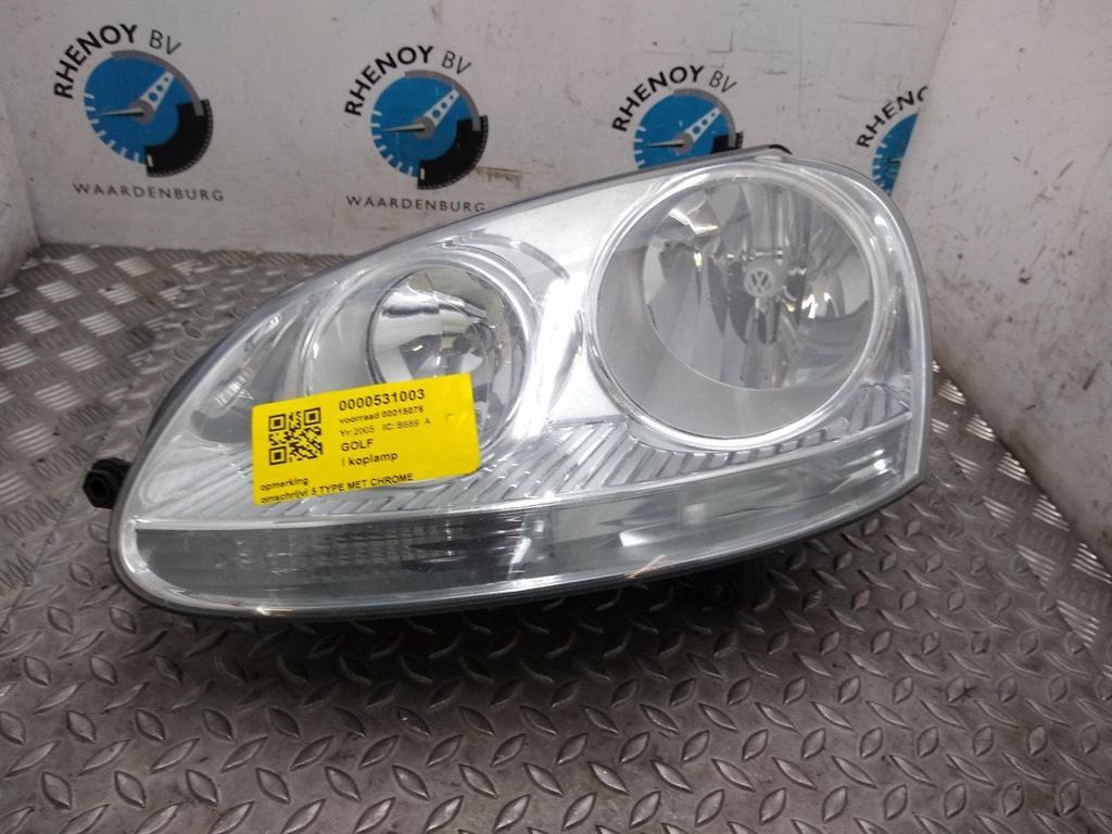 VOLKSWAGEN GOLF 1.9 TDI Sportl. H6  KOPLAMP L 2005, Ophalen of Verzenden, Gebruikt, ARN erkend