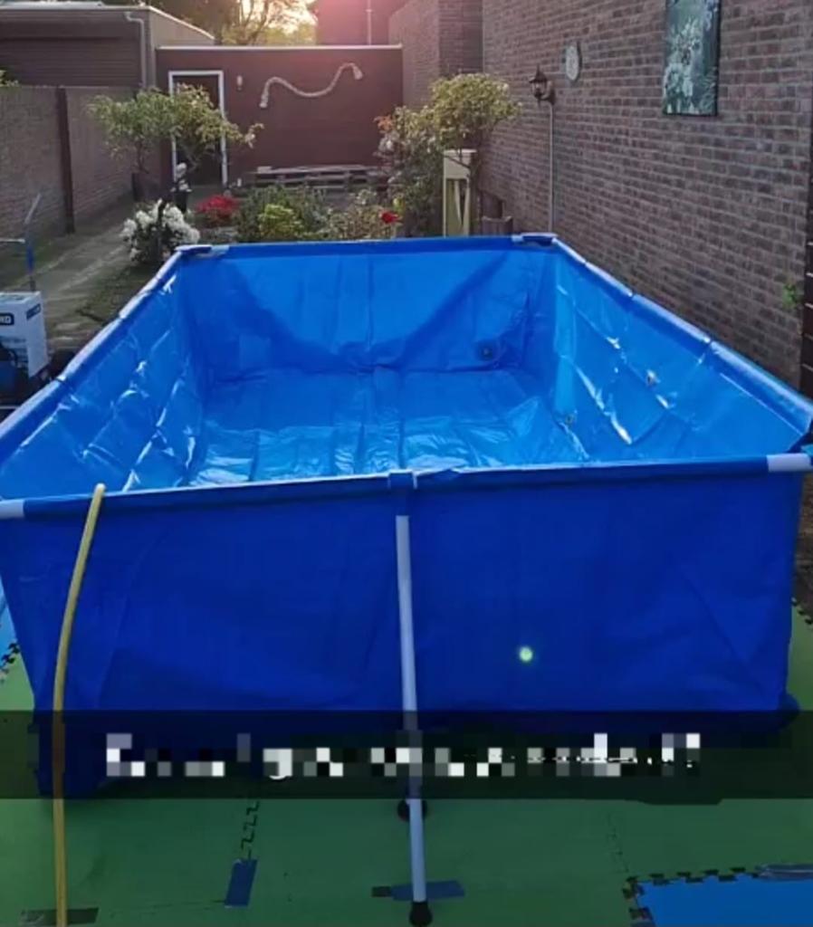 Zwembad 4x2 mtr., Tuin en Terras, Zwembaden, Ophalen, Zo goed als nieuw, Opzetzwembad, 200 tot 400 cm
