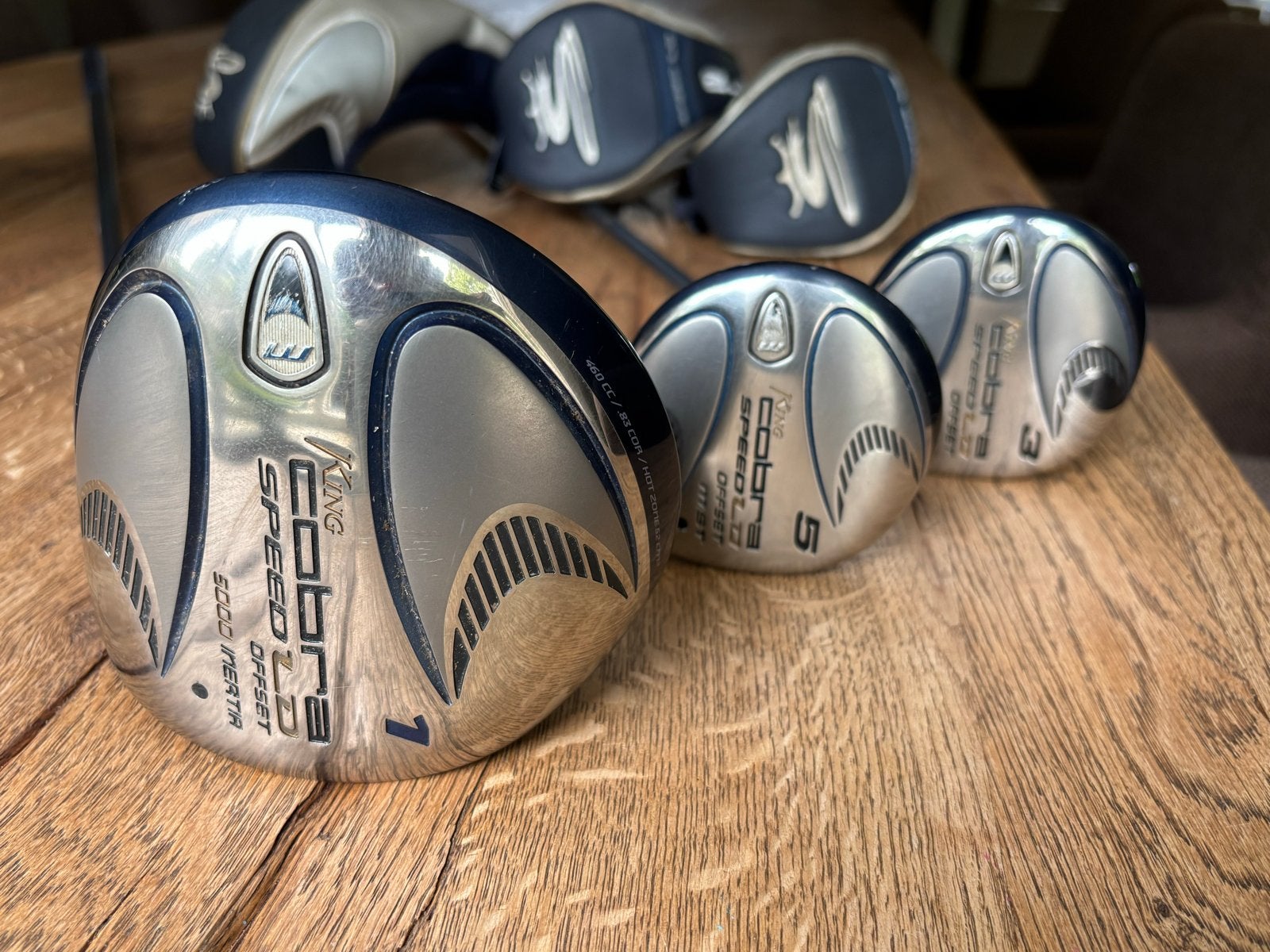 Cobra King Speed LD Golfclubs (Driver, 3-wood, 5-wood), Sport en Fitness, Ophalen, Gebruikt, Club