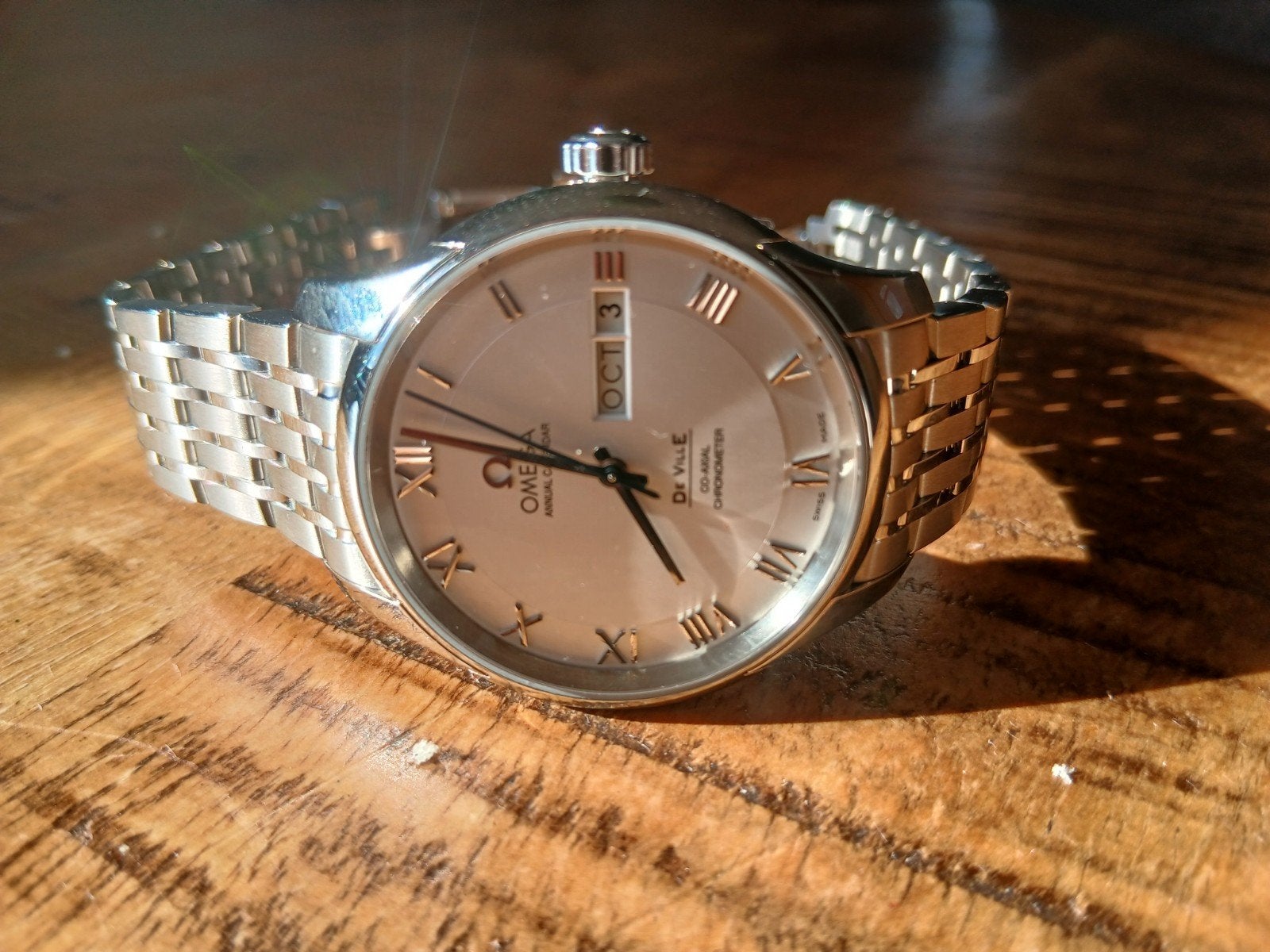 Omega De Ville Co-Axial Annual Calendar 41mm compleet set, Ophalen, Nieuw, Omega