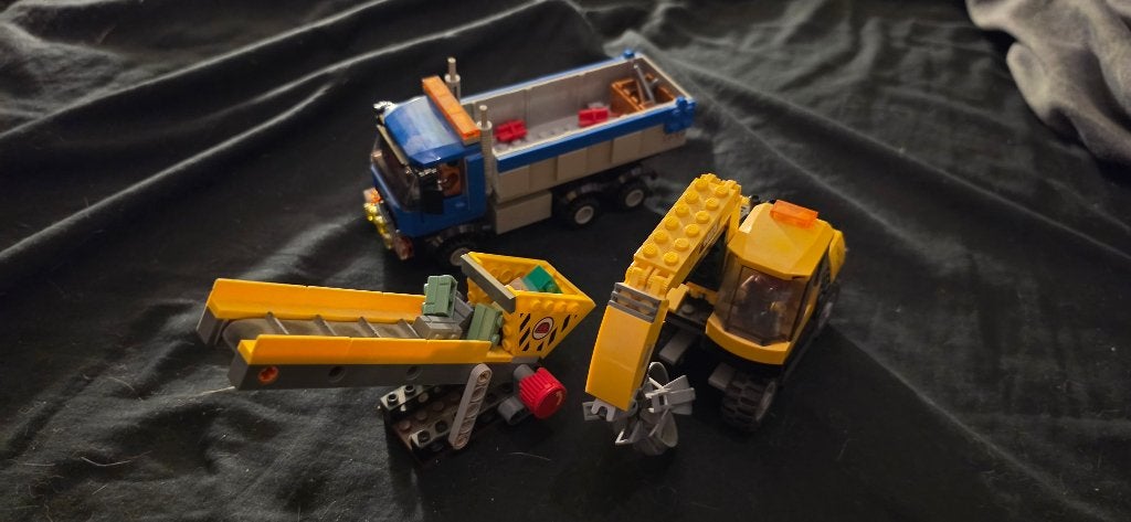 Lego City 60075 Graafmachine en truck, Ophalen, Lego, Inclusief minifiguren, Complete set