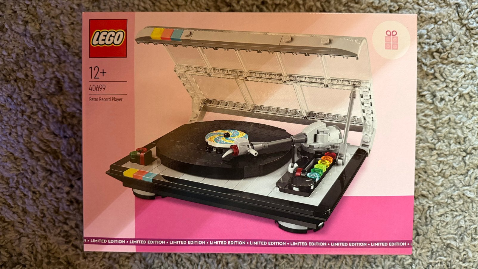Lego GWP 40699 Retro record player Limited edition geseald, Ophalen, Lego, Nieuw, Ideas