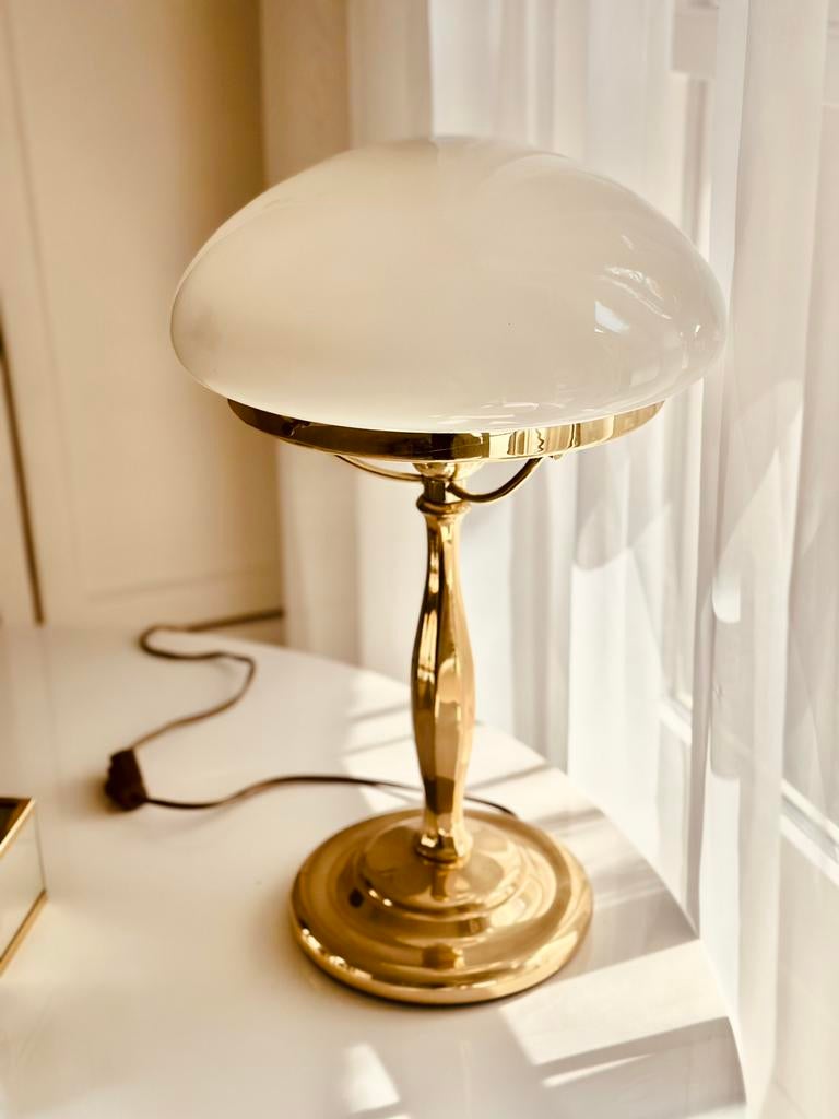 Vintage Mushroom Lamp Holtkötter, Ophalen, Overige merken, O, Natuurlijk materiaal