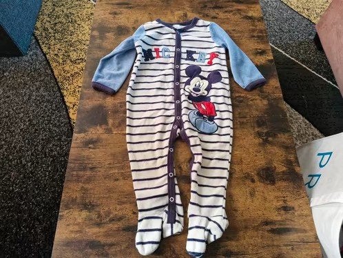 Mickey mouse onesie met voeten Maat 92 hh, C&A, Jongen of Meisje, Onbekend, Ophalen of Verzenden