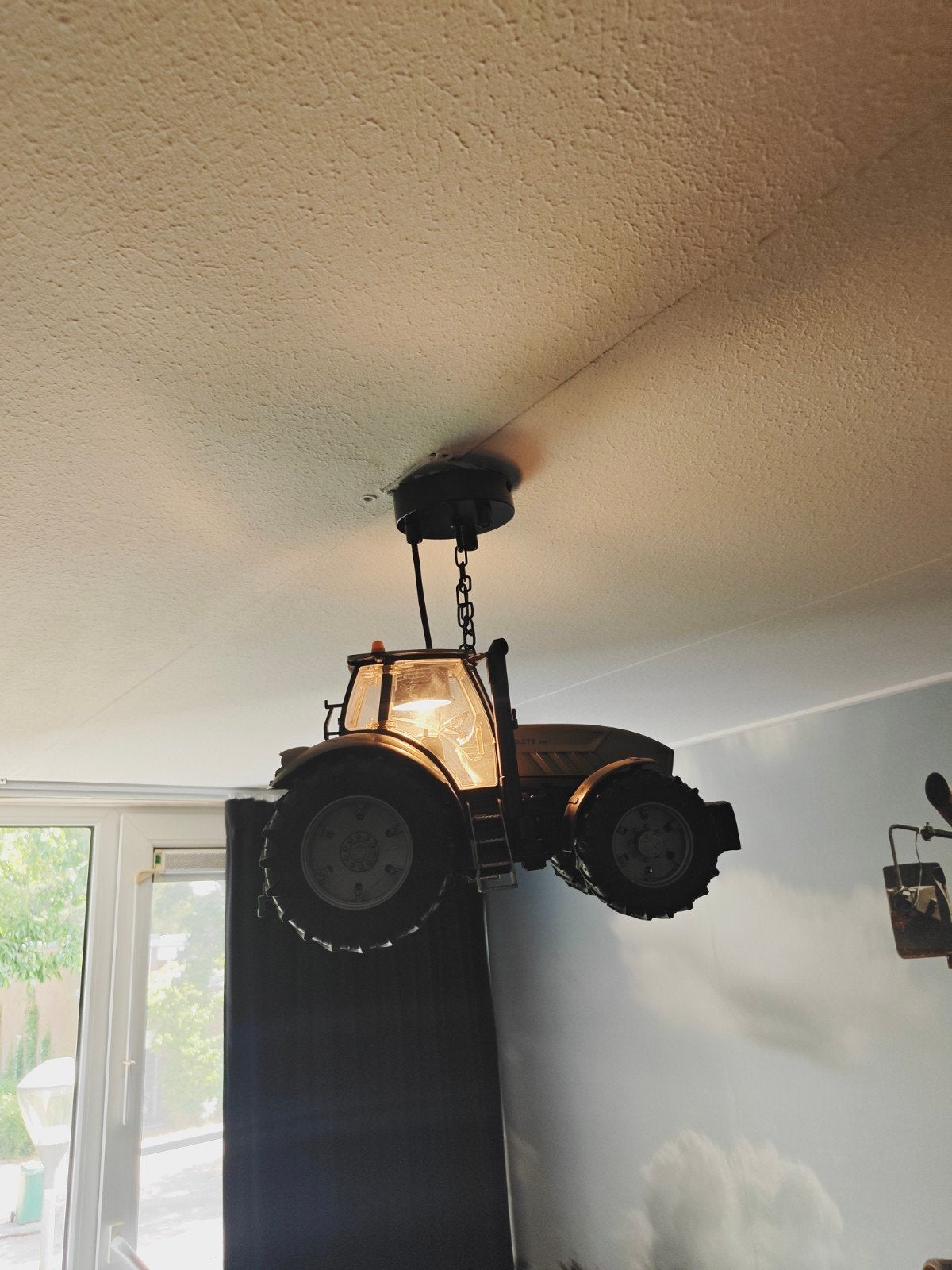 Bruder trekker lamp Lamborghini, zelf gemaakt., Ophalen, Minder dan 50 cm