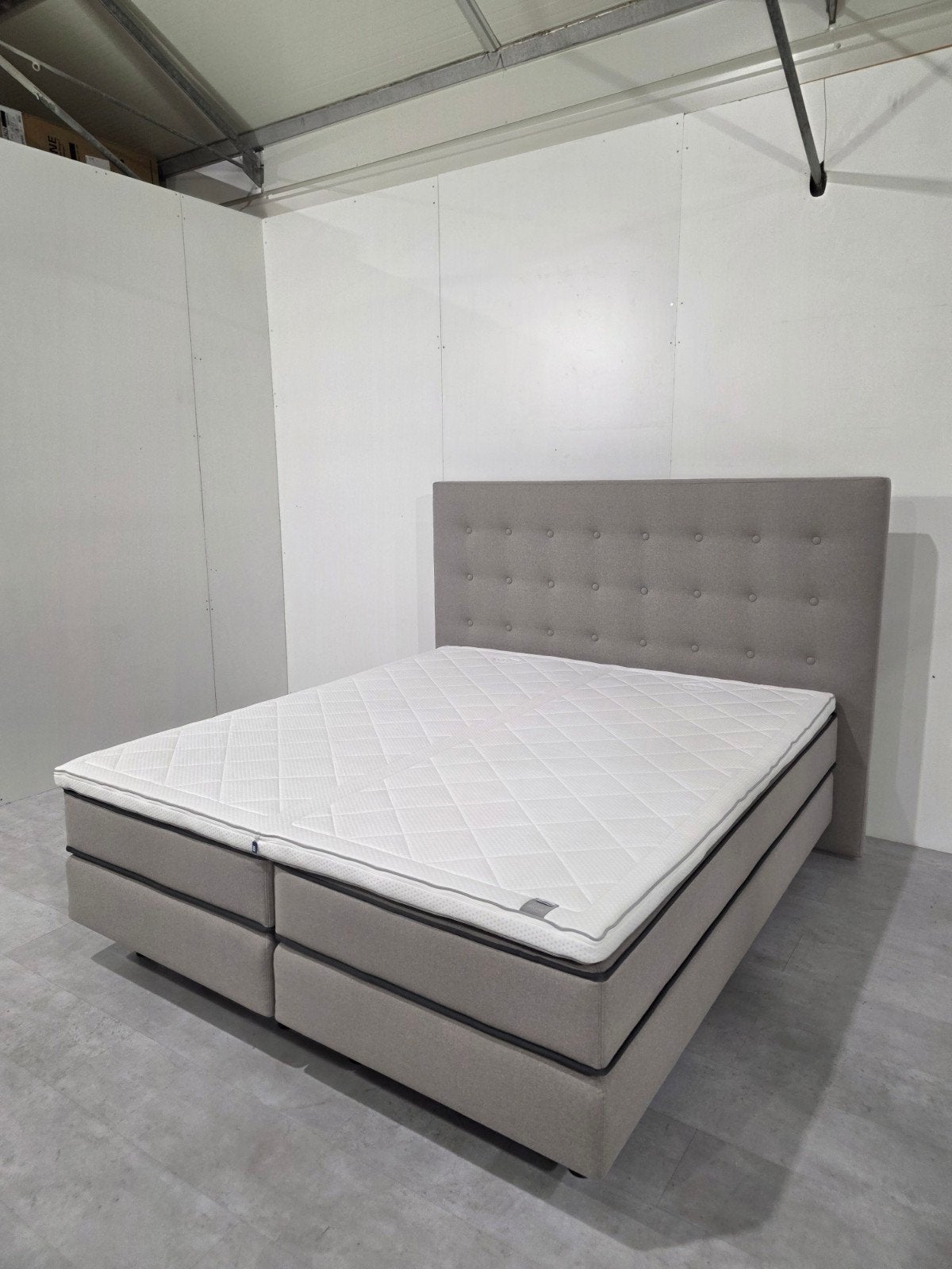 Showroom Auping Original Boxspring 180x200 + Deluxe Topper, Ophalen of Verzenden