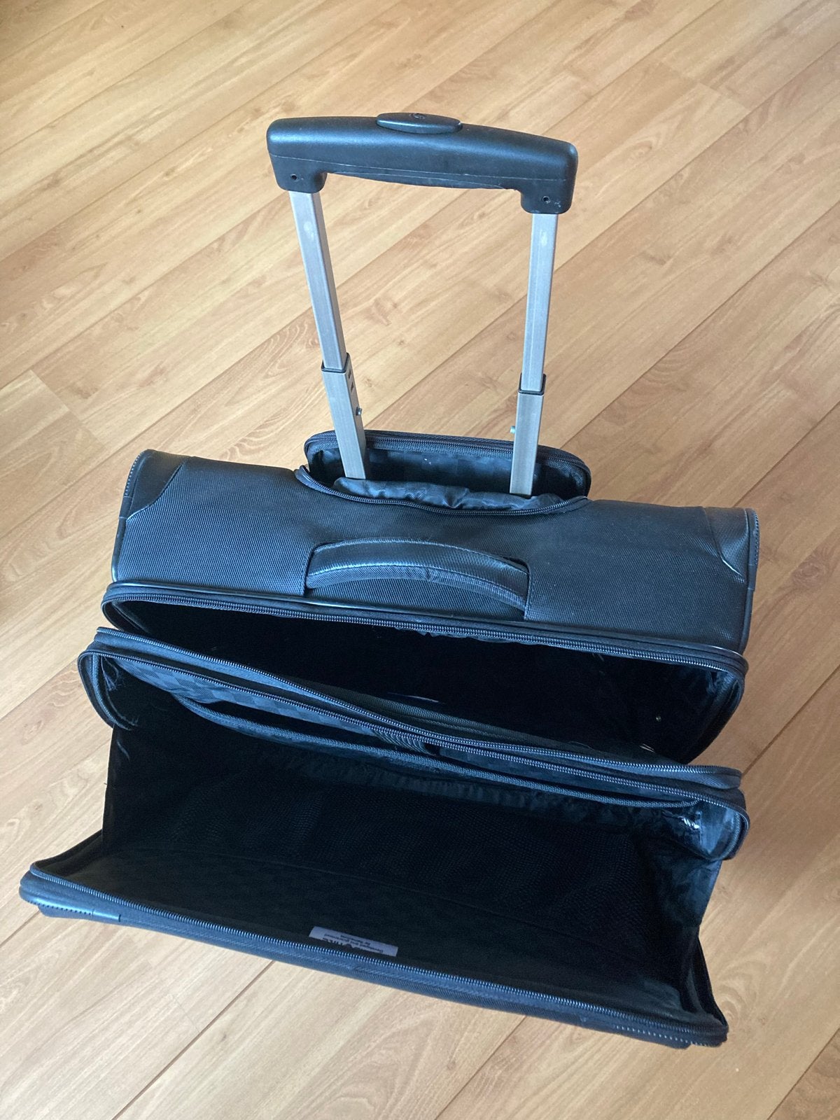 Samsonite laptoptas/koffer met uitschuifbaar handvat, Ophalen, 40 tot 60 cm, 20 tot 30 cm, Zwart