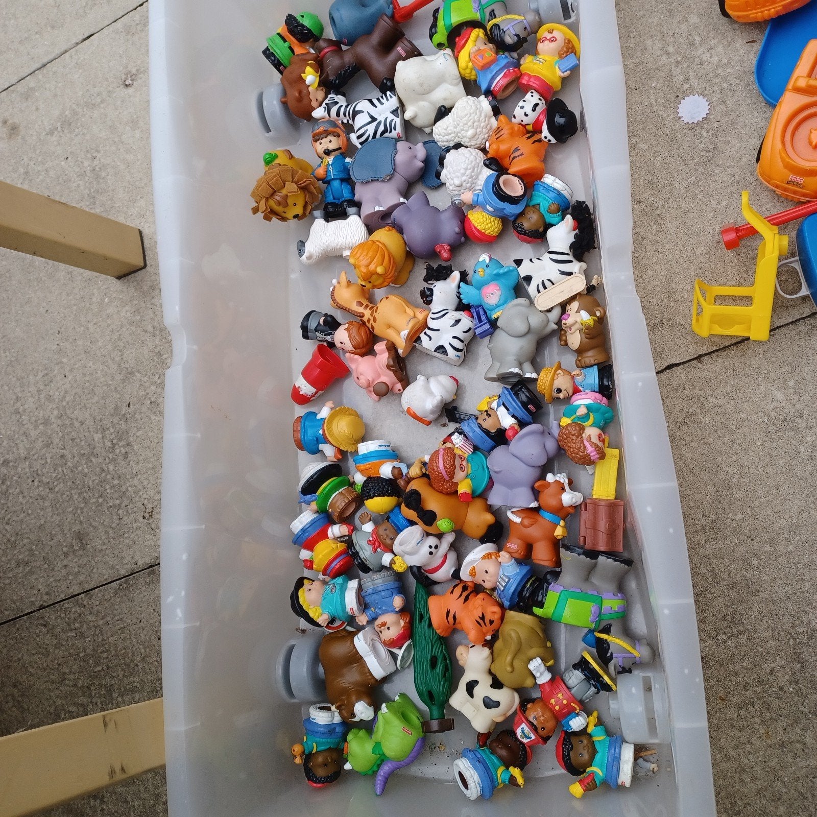 Ruim 50 little people poppetjes/figuurtjes 45€, Kinderen en Baby's, Speelgoed | Fisher-Price, Ophalen of Verzenden, Speelset