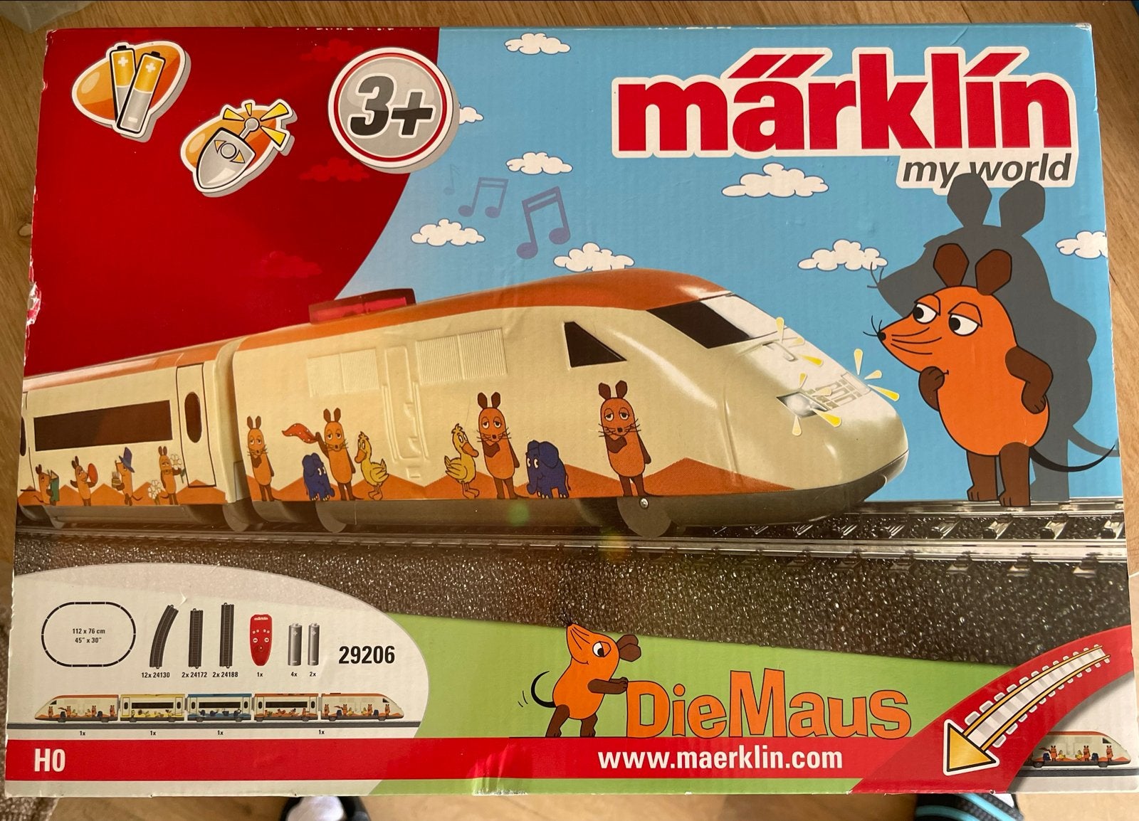 Märklin My World ICE Treinset "Die Maus" Starterset 29206, Treinset, Gelijkstroom, Ophalen of Verzenden, Zo goed als nieuw