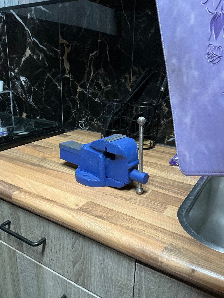 Bankschroef, Ophalen, Gebruikt, Minder dan 70 cm, Bankschroef