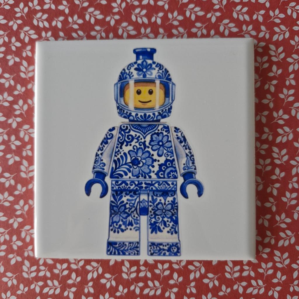Decoratietegel lego delftsblauw, Ophalen of Verzenden