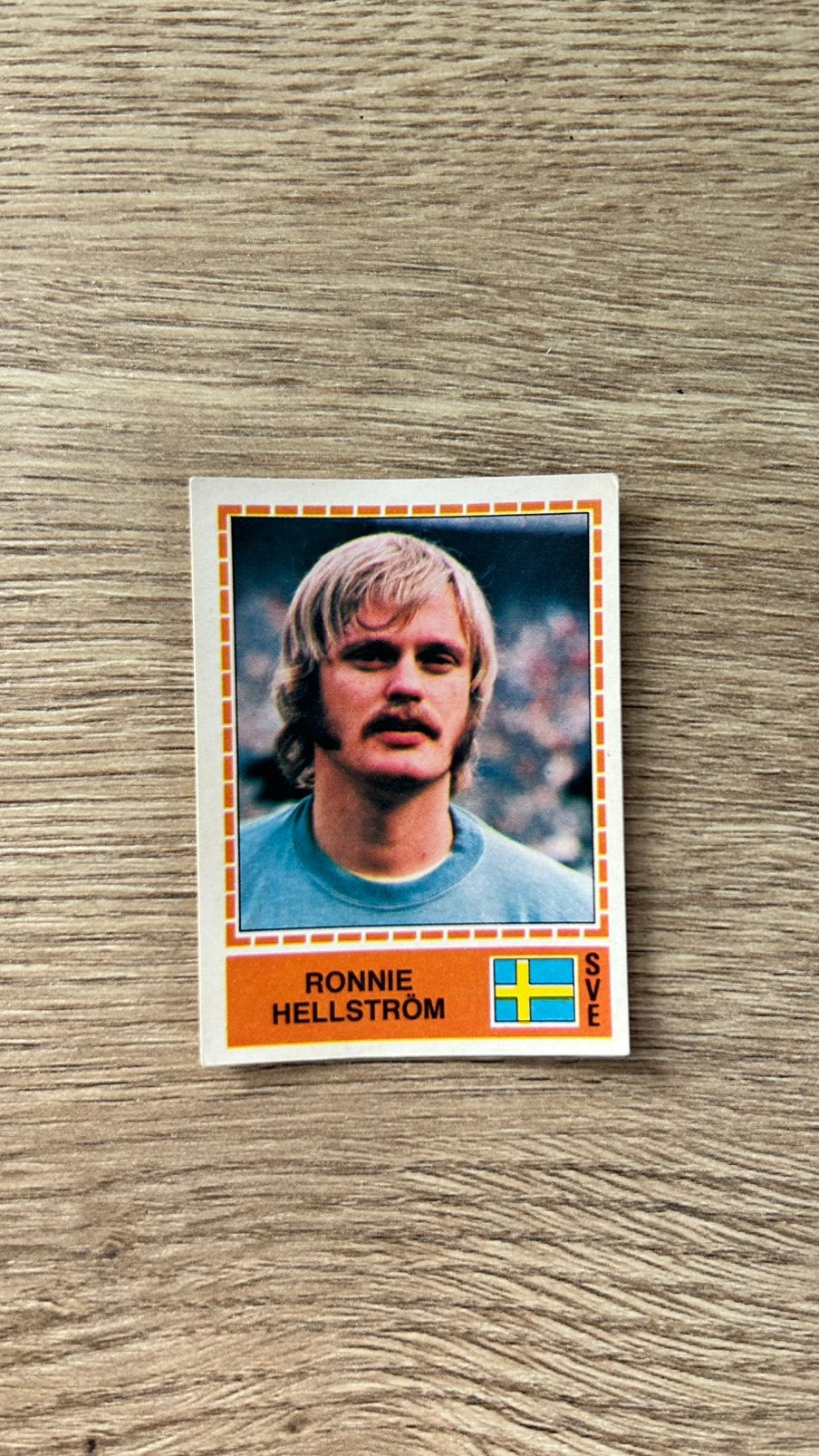 Panini Europa 80 plaatje Ronnie Helström EK 1980, Verzenden, Zo goed als nieuw, Plaatje
