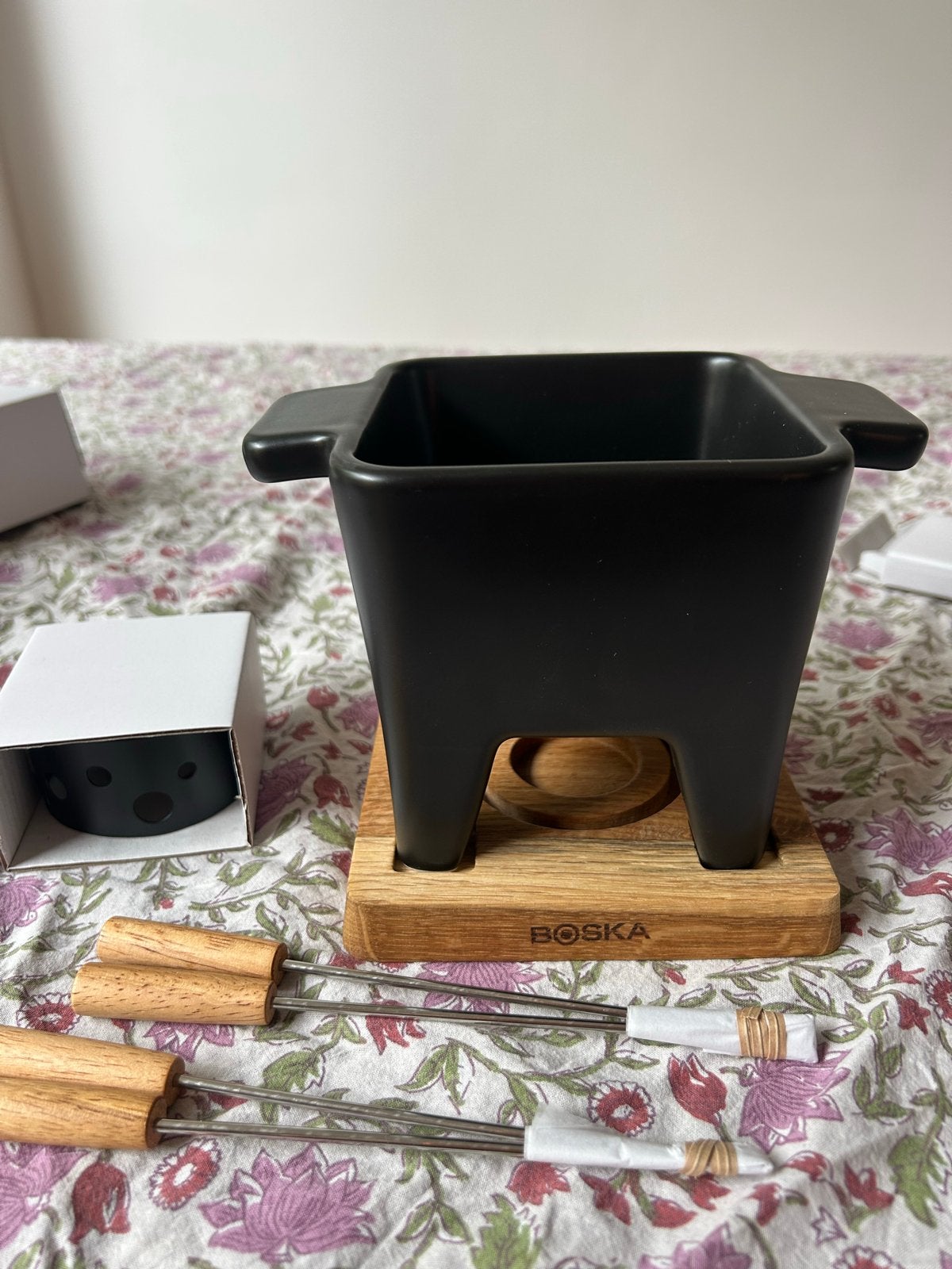 Boska kaasfondue / tapasfondue set - Nieuw in verpakking, Ophalen, Overige typen, Nieuw, Zwart