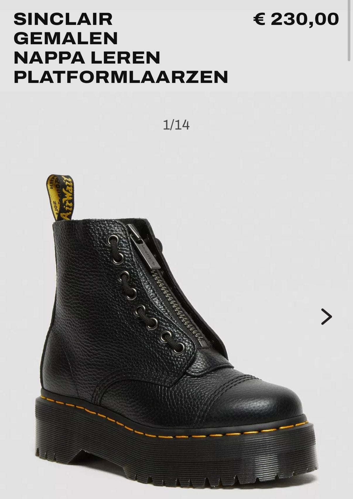 Dr.martens maat 37 nieuw!, Kleding | Dames, Schoenen, Zo goed als nieuw, Zwart, Ophalen of Verzenden