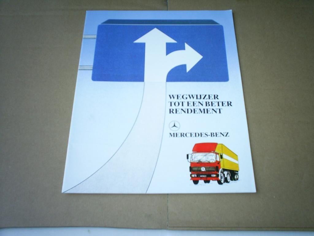 Mercedes Bussen / Vrachtwagens / Kippers 1984 16 pag., Verzenden, Zo goed als nieuw, Mercedes