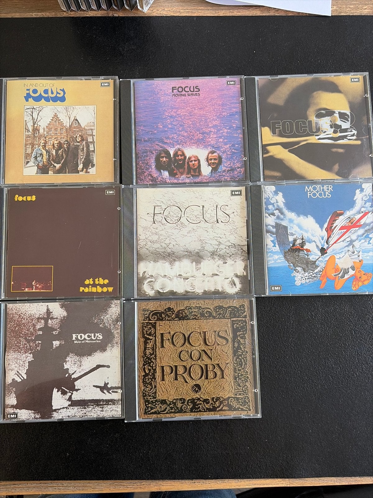 Focus CD collectie - 9 albums, Rock, Ophalen of Verzenden, Zo goed als nieuw, Inclusief doosje