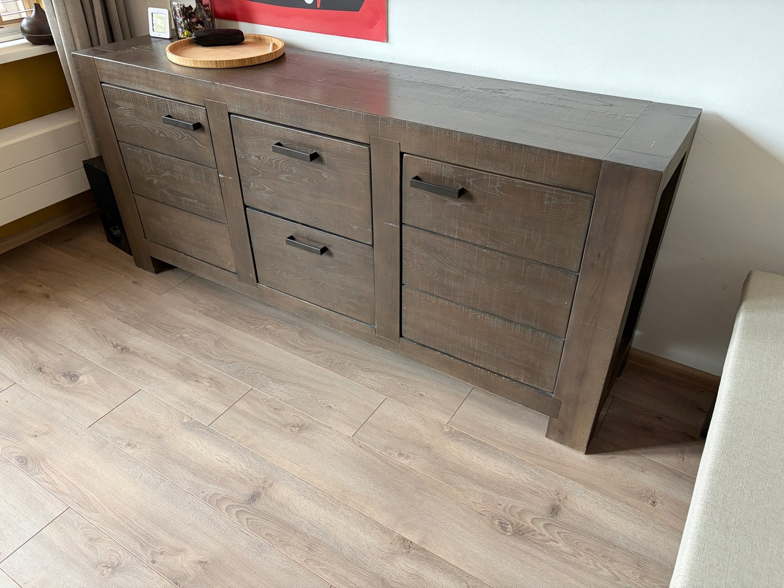 Stijlvol dressoir met lades en deuren - Zo goed als nieuw, Ophalen, Zo goed als nieuw, 200 cm of meer, Met lade(s)