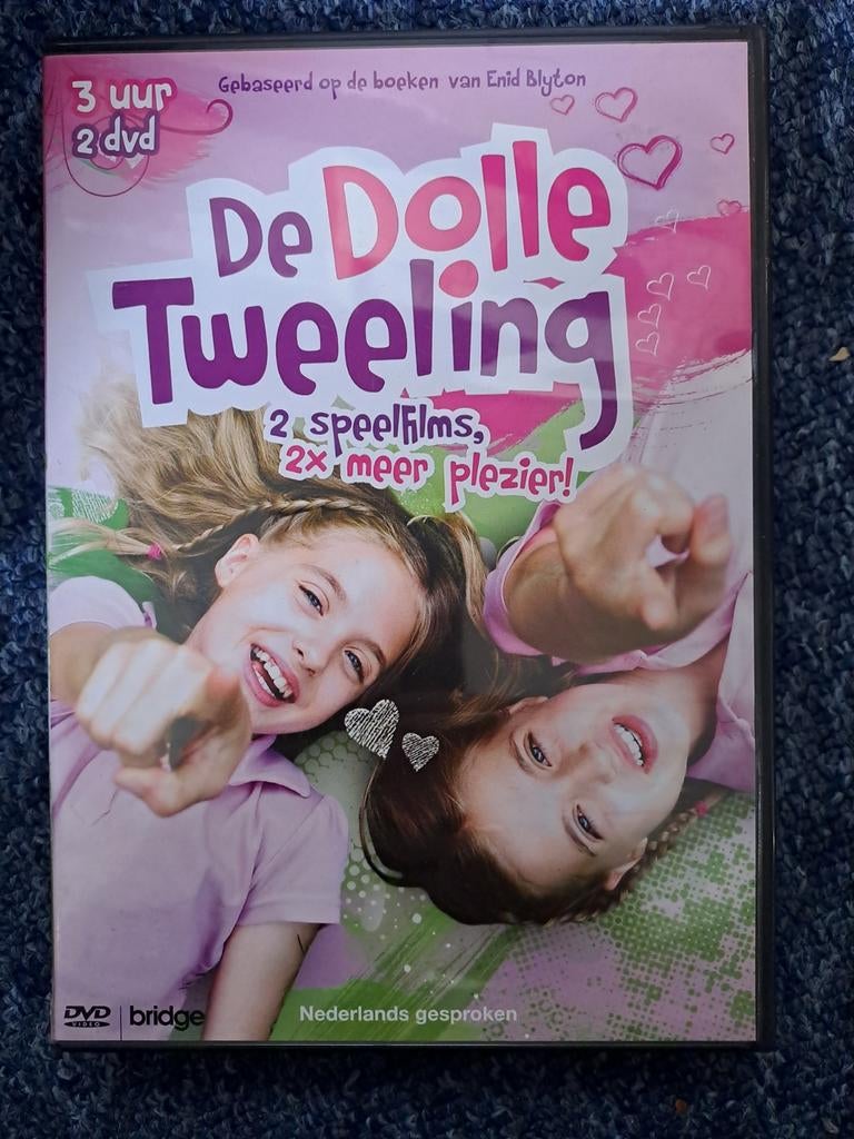 De dolle tweeling 2x (dvd), Alle leeftijden, Ophalen of Verzenden, Zo goed als nieuw