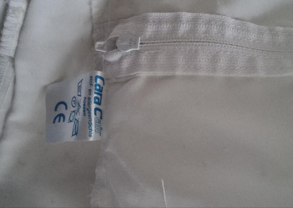 Cara C'air Anti-allergie beddengoedset tegen huisstofmijt., Wit, Dekbedovertrek, Tweepersoons, Ophalen of Verzenden