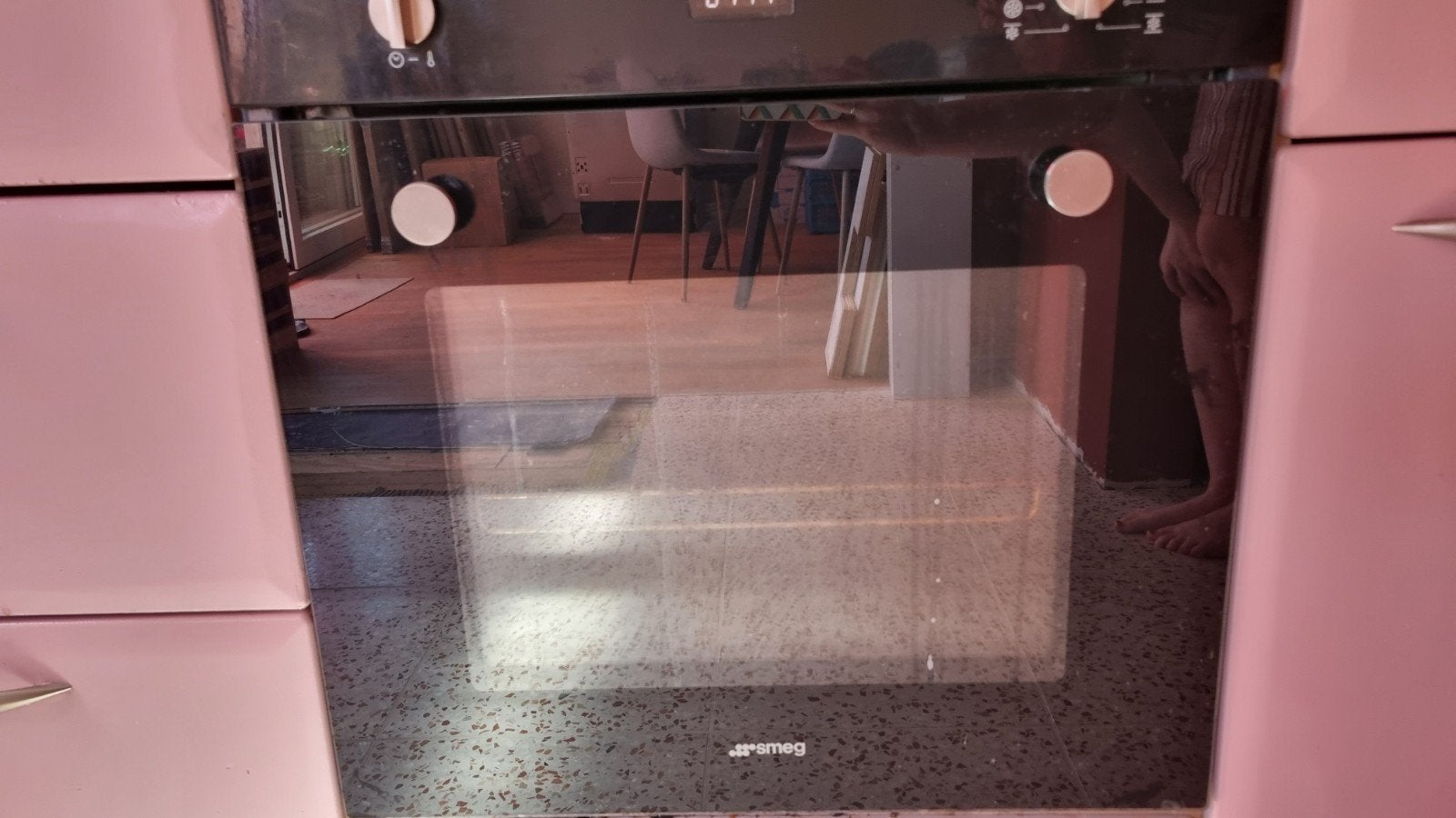 Smeg Inbouw Oven - Zwart - Gebruikt, Ophalen, 45 tot 50 cm, Gebruikt, Smeg