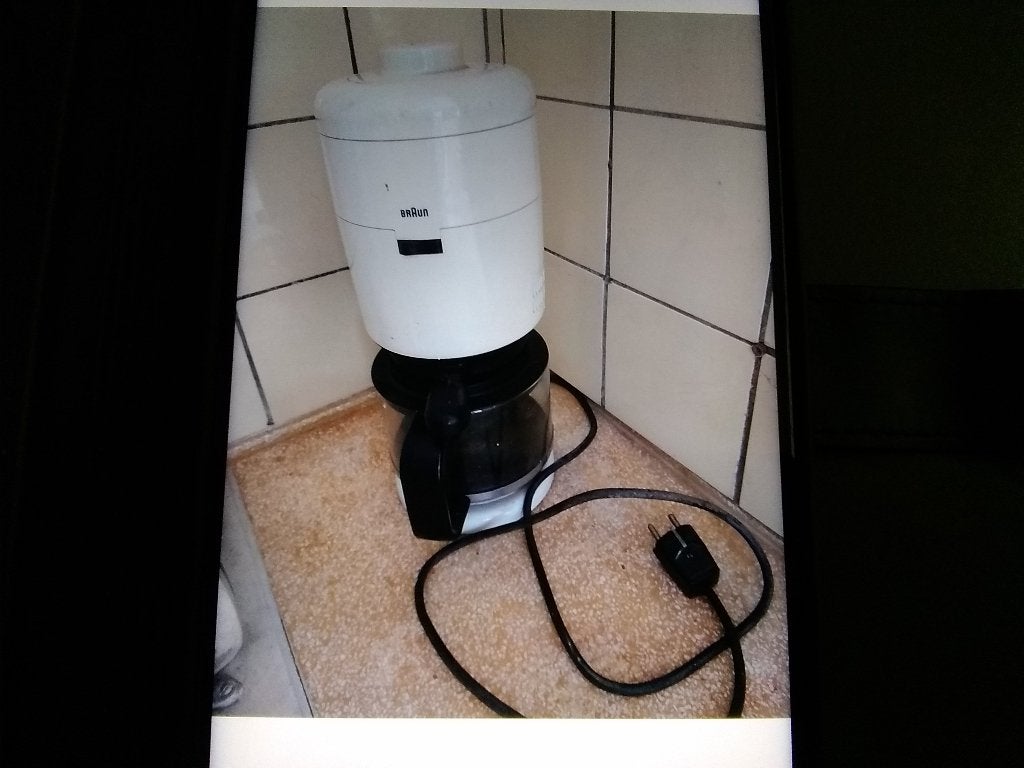 Vintage Braun koffiezetapparaat KF 20 Aromaster, Ophalen, Gebruikt, Koffiemachine, Gemalen koffie