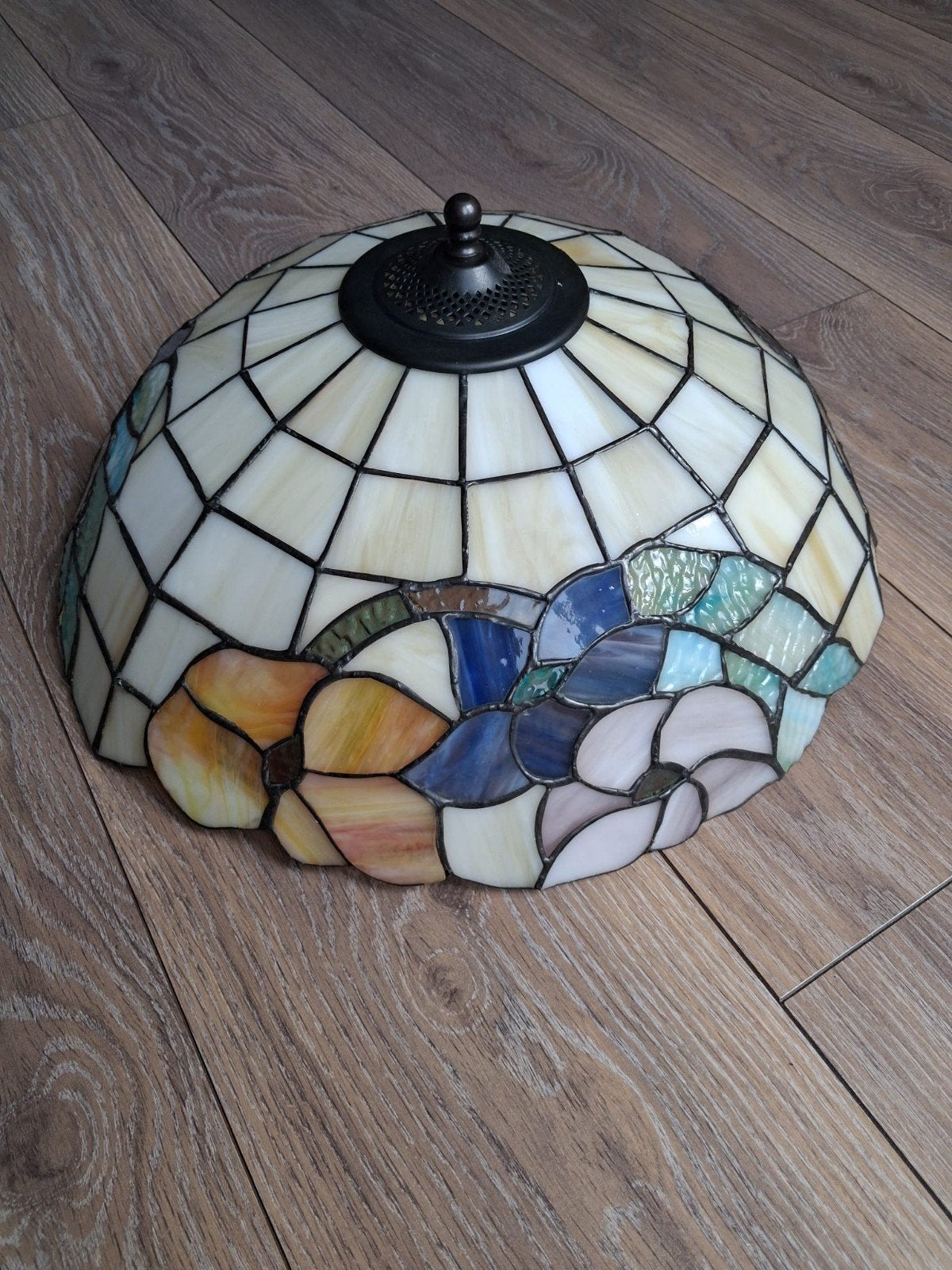 Plafonnière Tiffany, Ophalen, Gebruikt, Glas, Plafondlamp