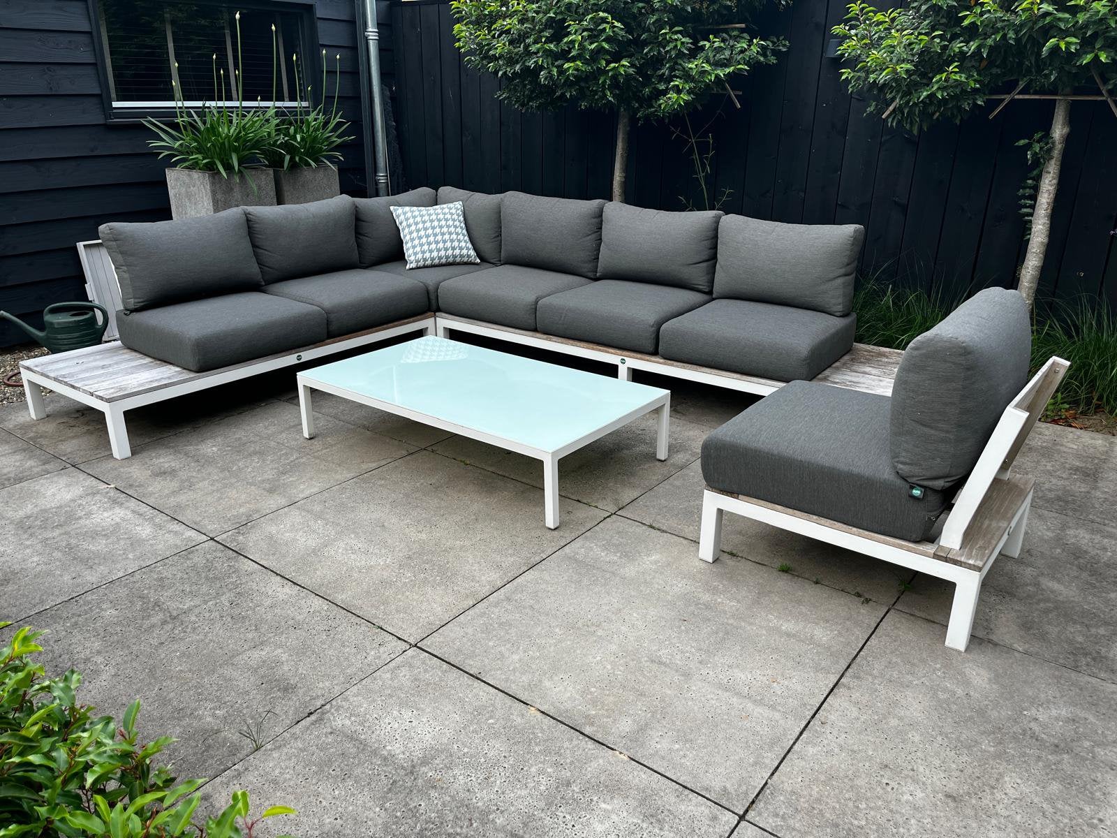 SUNS Memphis lounge set, Tuin en Terras, Tuinsets en Loungesets, Ophalen, Aluminium, Loungeset, 7 zitplaatsen