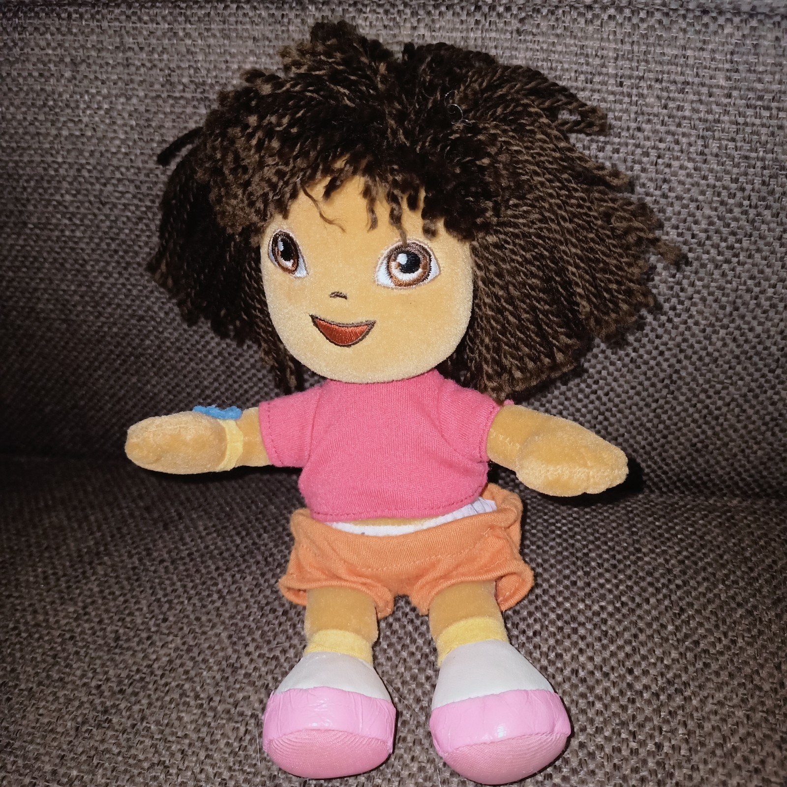 Vintage dora ty beanie babies. 2006., Gebruikt, Ophalen of Verzenden, Middelgroot (20 tot 80 cm), Meerkleurig