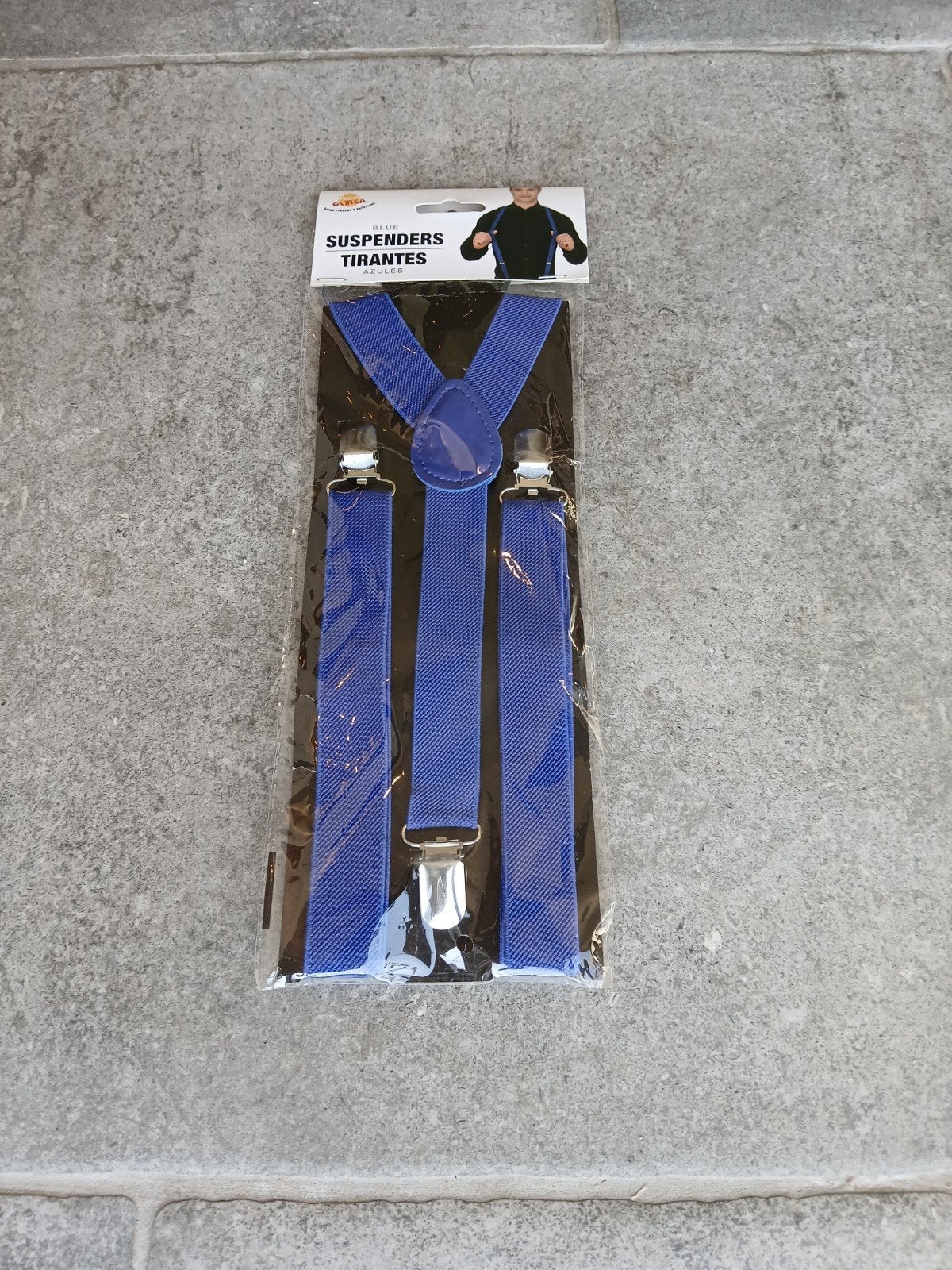 Nieuwe blauwe bretels - One size fits all, Ophalen of Verzenden, Nieuw, Onbekend
