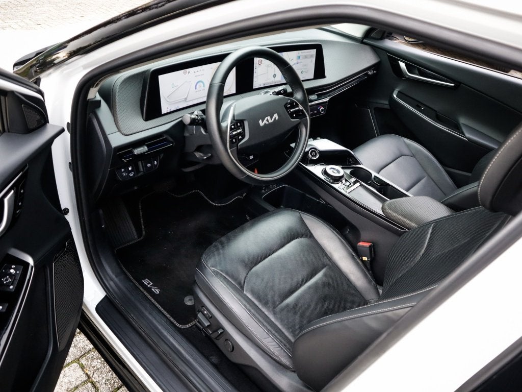 Kia Ev6 Plus 77.4 kWh 1e-Eig. & Dealer-Onderh BOVAG-Garantie, Auto's, 0 cilinders, Gebruikt, Zwart, 1885 kg