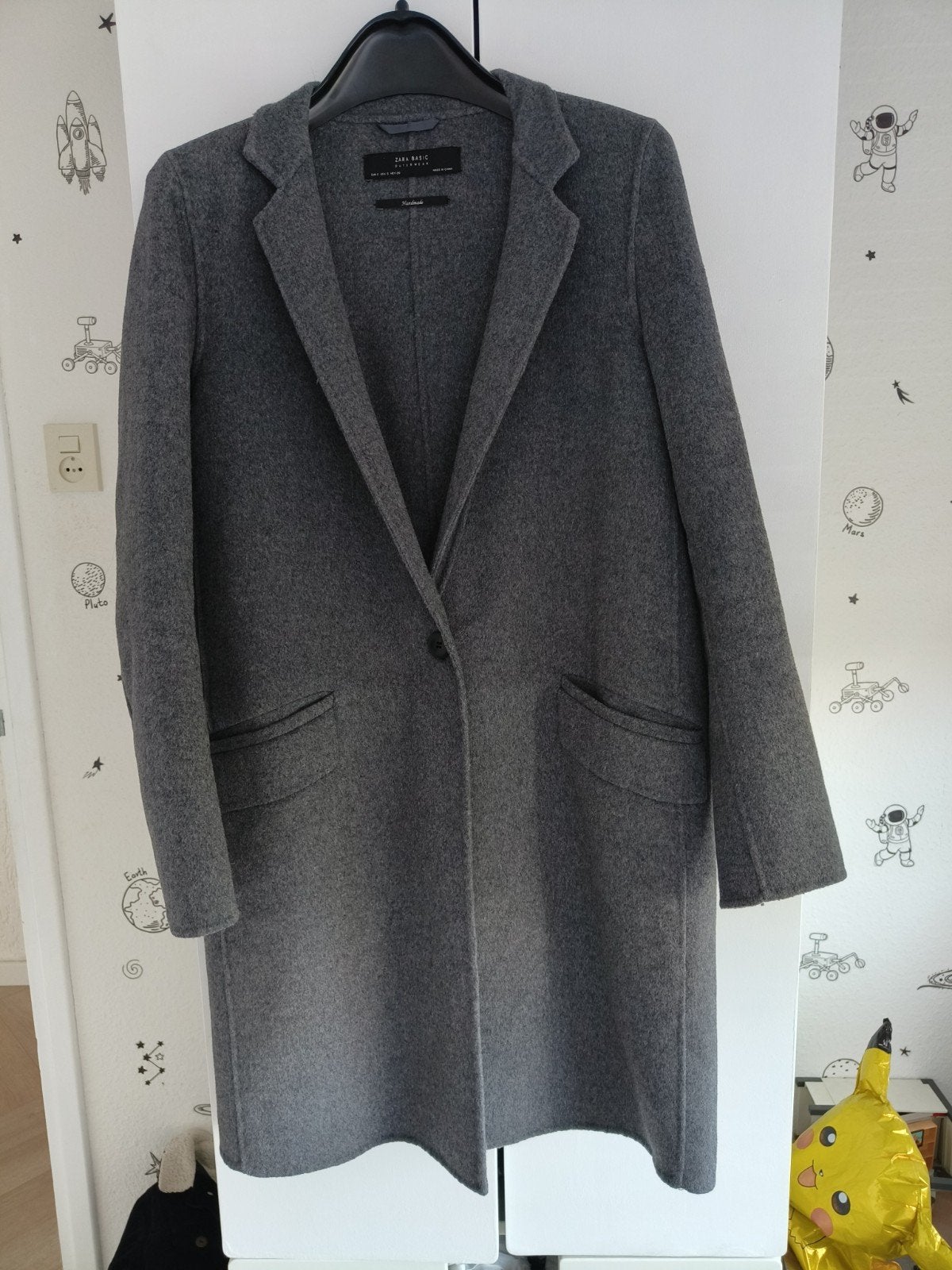 Zara wollen winterjas maat S, Zara, Ophalen of Verzenden, Maat 36 (S), Grijs