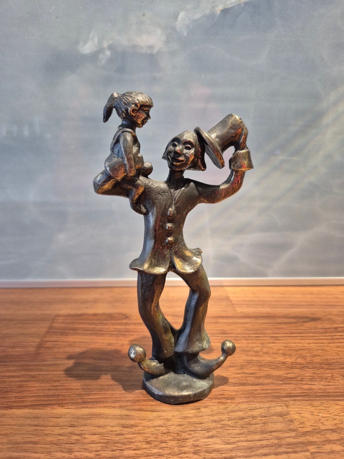 Corry Ammerlaan - Bronzen CliniClowns Beeldje, Minder dan 20 cm, Ophalen of Verzenden, Brons, Beeld